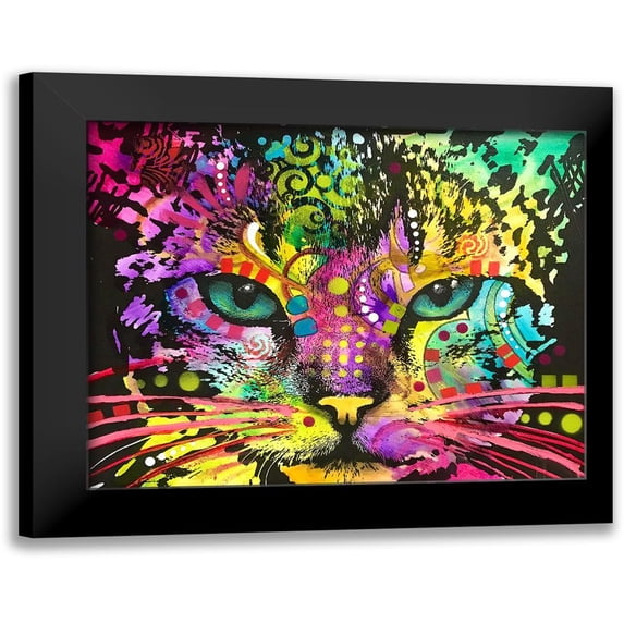 Dean Russo Collection 18x15 Black Modern Framed Museum Art Print Titled - Dont Look Away