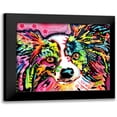 thumbnail image 1 of Dean Russo Collection 18x15 Black Modern Framed Museum Art Print Titled - Papillon 9149, 1 of 5