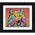thumbnail image 1 of Dean Russo Collection 18x15 Black Ornate Wood Framed with Double Matting Museum Art Print Titled - Storm, 1 of 4