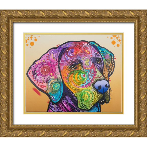 Dean Russo Collection 18x15 Gold Ornate Wood Framed with Double Matting Museum Art Print Titled - Samson