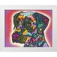 thumbnail image 1 of Dean Russo Collection 18x15 White Modern Wood Framed Museum Art Print Titled - Dalmatian, 1 of 4
