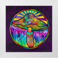 thumbnail image 1 of Dean Russo Collection 20x20 White Modern Wood Framed Museum Art Print Titled - Mushroom, 1 of 4