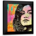 thumbnail image 1 of Dean Russo Collection 20x24 Black Modern Framed Museum Art Print Titled - The Look, 1 of 5