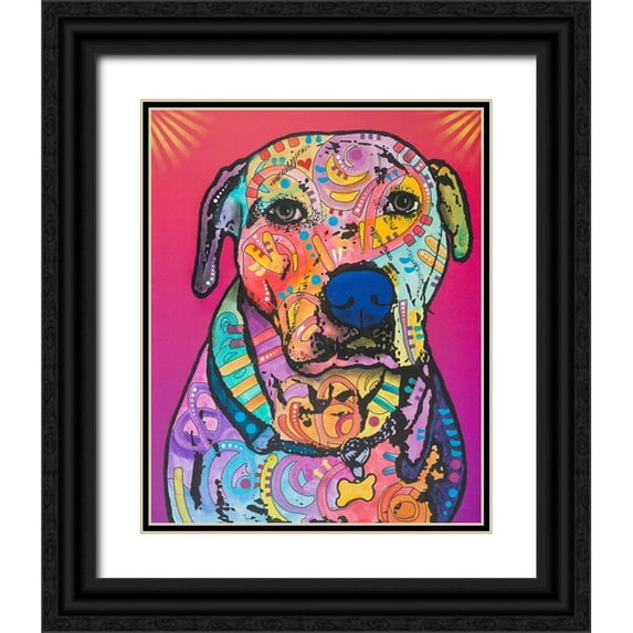 Dean Russo Collection 20x24 Black Ornate Wood Framed with Double Matting Museum Art Print Titled - Chancey
