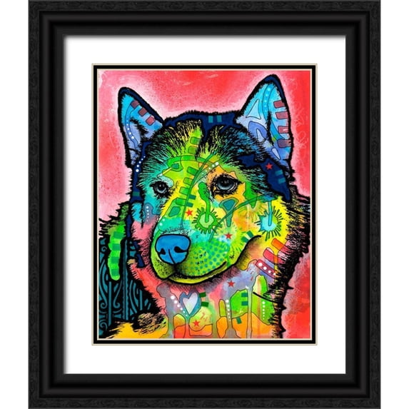 Dean Russo Collection 20x24 Black Ornate Wood Framed with Double Matting Museum Art Print Titled - Siberian Front
