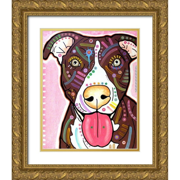 Dean Russo Collection 20x24 Gold Ornate Wood Framed with Double Matting Museum Art Print Titled - Bliss