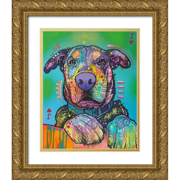 Dean Russo Collection 20x24 Gold Ornate Wood Framed with Double Matting Museum Art Print Titled - Jack