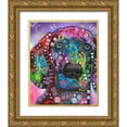 thumbnail image 1 of Dean Russo Collection 20x24 Gold Ornate Wood Framed with Double Matting Museum Art Print Titled - Purple Excitement, 1 of 4