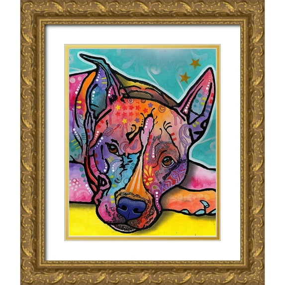 Dean Russo Collection 20x24 Gold Ornate Wood Framed with Double Matting Museum Art Print Titled - Yoda