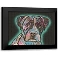 thumbnail image 1 of Dean Russo Collection 24x20 Black Modern Framed Museum Art Print Titled - Love Thy Boxer, 1 of 5