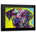thumbnail image 1 of Dean Russo Collection 24x20 Black Modern Framed Museum Art Print Titled - Rhodesian Ridgeback, 1 of 5