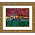 thumbnail image 1 of Dean Russo Collection 24x20 Gold Ornate Wood Framed with Double Matting Museum Art Print Titled - Skyline, 1 of 4