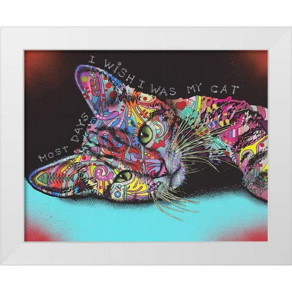 Dean Russo Collection 24x20 White Modern Wood Framed Museum Art Print Titled - Most Days