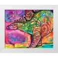 thumbnail image 1 of Dean Russo Collection 24x20 White Modern Wood Framed Museum Art Print Titled - Stegosaurus, 1 of 4