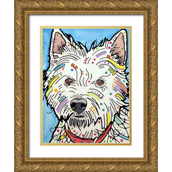 Dean Russo Collection 25x32 Gold Ornate Wood Framed with Double Matting Museum Art Print Titled - Highland