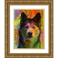 thumbnail image 1 of Dean Russo Collection 25x32 Gold Ornate Wood Framed with Double Matting Museum Art Print Titled - Huskys Eye, 1 of 4