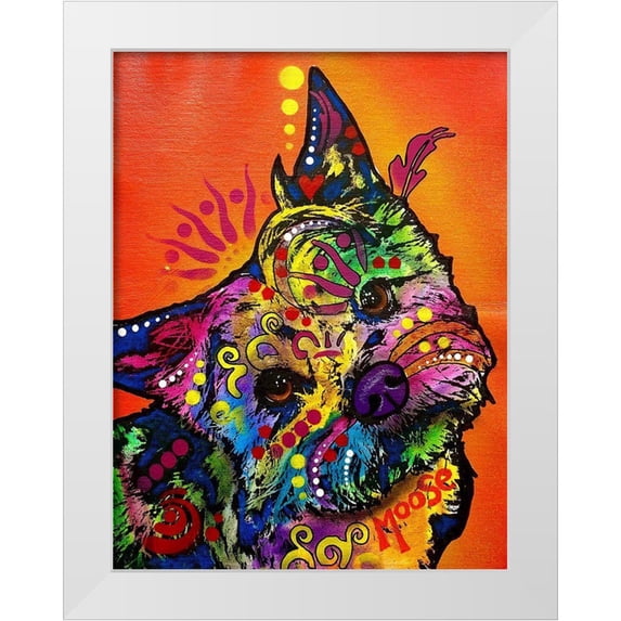Dean Russo Collection 25x32 White Modern Wood Framed Museum Art Print Titled - Photo Sep 24-6 23 28 PM