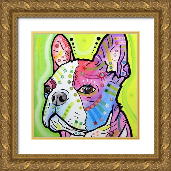 Dean Russo Collection 26x26 Gold Ornate Wood Framed with Double Matting Museum Art Print Titled - Pride