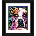 thumbnail image 1 of Dean Russo Collection 26x31 Black Ornate Wood Framed with Double Matting Museum Art Print Titled - American Bulldog, 1 of 4