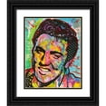 thumbnail image 1 of Dean Russo Collection 26x32 Black Ornate Wood Framed with Double Matting Museum Art Print Titled - Elvis, 1 of 4