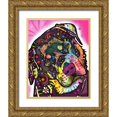 thumbnail image 1 of Dean Russo Collection 26x32 Gold Ornate Wood Framed with Double Matting Museum Art Print Titled - Rottie, 1 of 4
