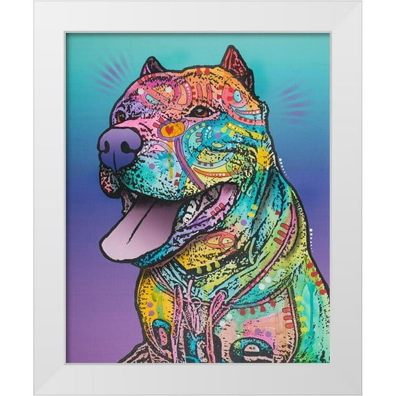 Dean Russo Collection 26x32 White Modern Wood Framed Museum Art Print Titled - Riliad