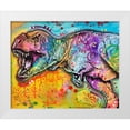 thumbnail image 1 of Dean Russo Collection 31x26 White Modern Wood Framed Museum Art Print Titled - T Rex 2, 1 of 4