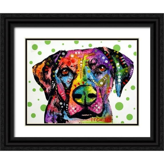 Dean Russo Collection 32x25 Black Ornate Wood Framed with Double Matting Museum Art Print Titled - Rhodesian