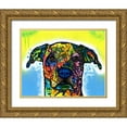 thumbnail image 1 of Dean Russo Collection 32x26 Gold Ornate Wood Framed with Double Matting Museum Art Print Titled - Fiesta, 1 of 4