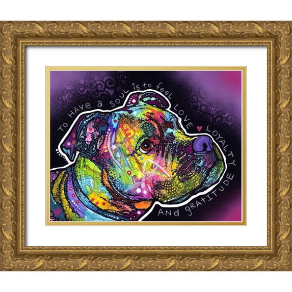Dean Russo Collection 32x26 Gold Ornate Wood Framed with Double Matting Museum Art Print Titled - Soul