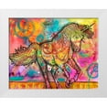 thumbnail image 1 of Dean Russo Collection 32x26 White Modern Wood Framed Museum Art Print Titled - Unicorn of Love, 1 of 4