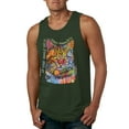 thumbnail image 1 of Dean Russo If Cats Could Talk Cat Lover Mens Graphic Tank Top, Forest Green, X-Large, 1 of 6