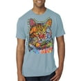 thumbnail image 1 of Dean Russo If Cats Could Talk Cat Lover Mens Premium Tri Blend T-Shirt, Denim, Large, 1 of 6