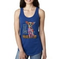 thumbnail image 1 of Dean Russo In My Mind Dog Lover Ladies Racerback Tank Top, Royal, Large, 1 of 6