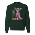 thumbnail image 1 of Dean Russo In My Mind Dog Lover Unisex Crewneck Graphic Sweatshirt, Forest Green, X-Large, 1 of 6