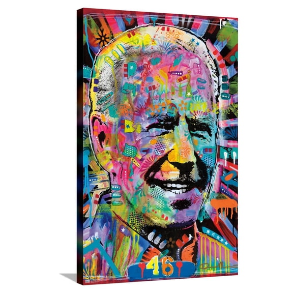 Dean Russo - Joe Biden Canvas Wall Poster, 22.375" x 34"