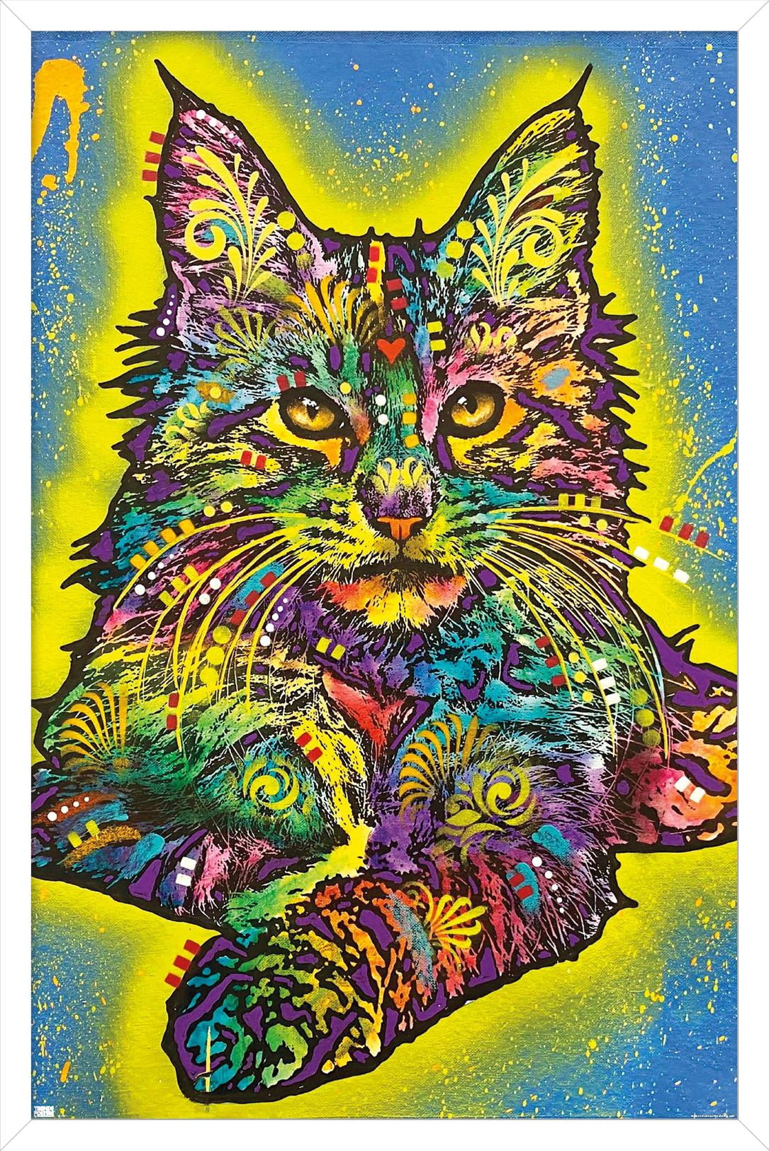 Dean Russo - Maine Coon 2 Wall Poster, 22.375" x 34" Framed