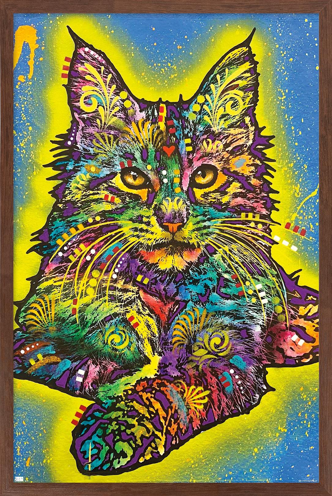 Dean Russo - Maine Coon 2 Wall Poster, 22.375" x 34" Framed