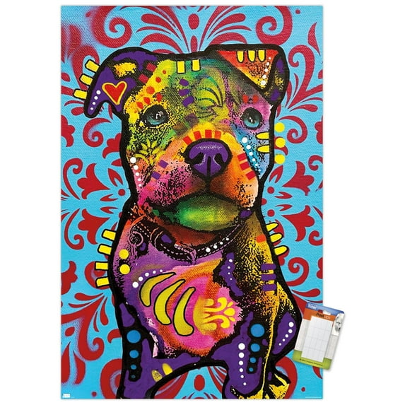 Dean Russo - Pittie Pup Wall Poster, 22.375" x 34"