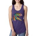 thumbnail image 1 of Dean Russo Raptor Animal Lover Ladies Racerback Tank Top, Purple Rush, Medium, 1 of 6