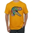 thumbnail image 1 of Dean Russo Raptor Animal Lover Men's Graphic T-Shirt, Gold, Medium, 1 of 6