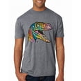 thumbnail image 1 of Dean Russo Raptor Animal Lover Mens Premium Tri Blend T-Shirt, Premium Heather, XX-Large, 1 of 6
