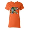 thumbnail image 1 of Dean Russo Raptor Animal Lover Womens Graphic T-Shirt, Orange, Small, 1 of 6