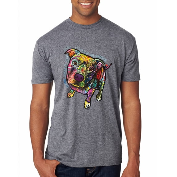 Dean Russo Some Angels Dog Lover Mens Premium Tri Blend T-Shirt, Premium Heather, Small