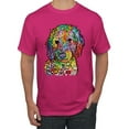 thumbnail image 1 of Dean Russo Sweet Poodle Dog Lover Men's Graphic T-Shirt, Fuschia, XX-Large, 1 of 6