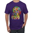thumbnail image 1 of Dean Russo Sweet Poodle Dog Lover Men's Graphic T-Shirt, Purple, XX-Large, 1 of 6