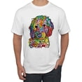 thumbnail image 1 of Dean Russo Sweet Poodle Dog Lover Men's Graphic T-Shirt, White, Medium, 1 of 6