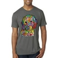 thumbnail image 1 of Dean Russo Sweet Poodle Dog Lover Mens Premium Tri Blend T-Shirt, Dark Heather, X-Large, 1 of 6