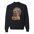 thumbnail image 1 of Dean Russo Sweet Poodle Dog Lover Unisex Crewneck Graphic Sweatshirt, Black, XX-Large, 1 of 6