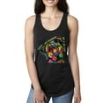 thumbnail image 1 of Dean Russo The Only Person Dog Lover Ladies Racerback Tank Top, Black, Medium, 1 of 6
